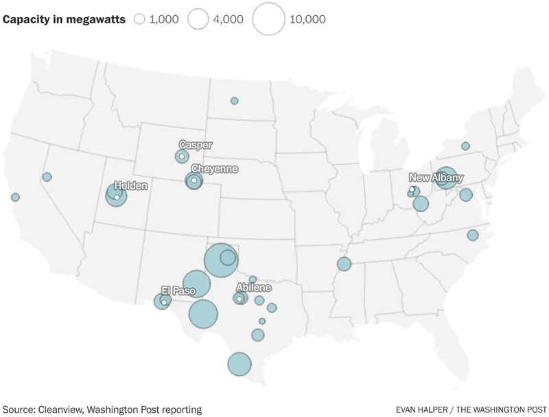 Shadow grid datacenter map