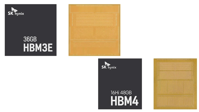 مقایسه HBM3E و HBM4