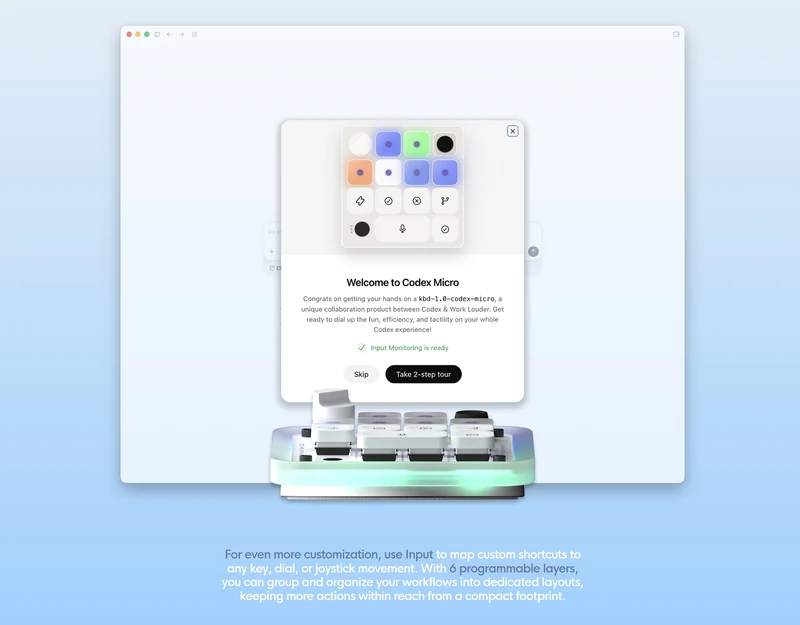 OpenAI x WorkLouder Codex Micro