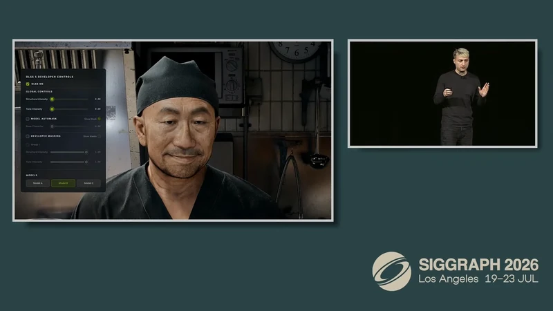 Nvidia DLSS 5 presentation at SIGGRAPH 2026
