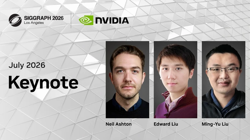 NVIDIA Keynote Live at SIGGRAPH 2026 - YouTube