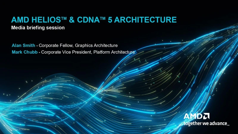 اسلاید مطبوعاتی AMD CDNA 5