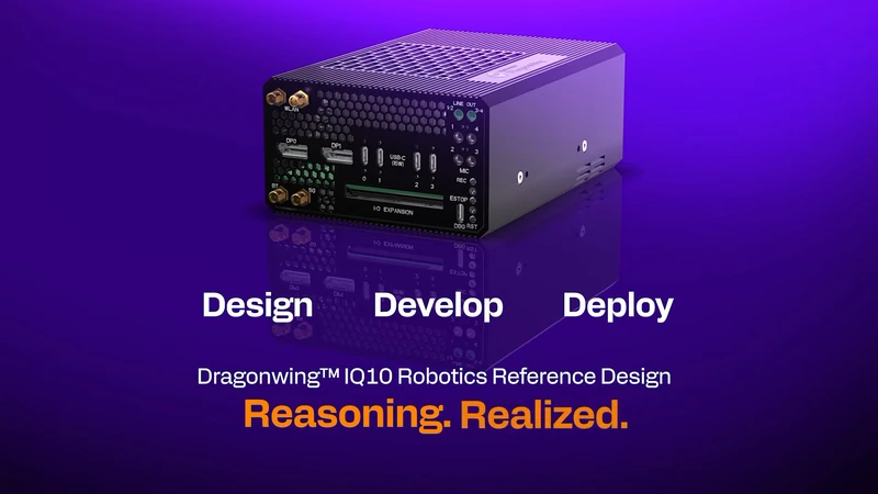 طراحی مرجع رباتیک Dragonwing IQ10 کوالکام