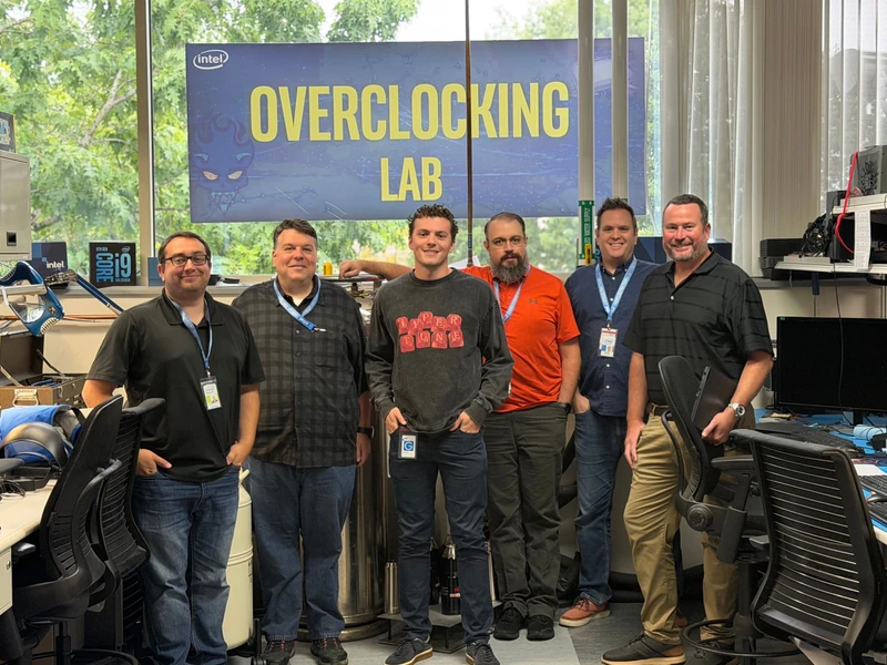 Hypertune at Intel overclocking lab.