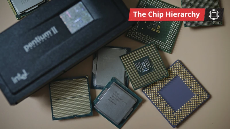 CPUs laying out.